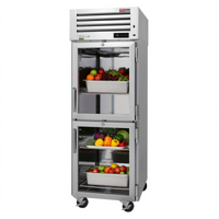 Turbo Air PRO Series One-Section Glass Half-Door Reach-In Refrigerator, Top-Mount, 25.73 Cu. Ft., R-290