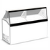 Thumbnail image #1 for Master-Bilt DD-66L Low-Glass Ice Cream Dipping/Display Cabinet with Slanted Glass, 12-3 Gallon Tub Display and 8-3 Gallon Tub Storage