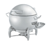 Thumbnail image #1 for Vollrath D-Lux Round 11-Quart Soup Chafer Station with Self-Closing Lid and Ladle Tray