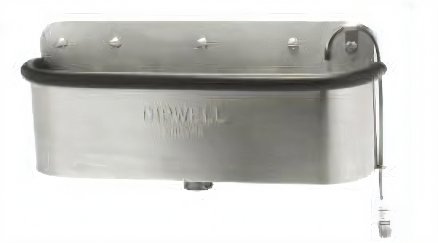 Product image #1 for 15-Inch Side-Mount Dipper Well with Faucet and Overflow Tube, 304 Stainless Steel