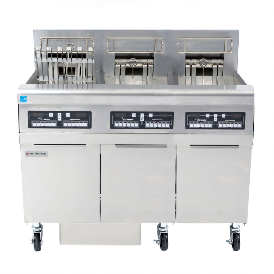 Product image #1 for Frymaster RE High Efficiency 3-Tank Electric Fryer Battery with Built-In Filtration