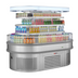 Thumbnail image #1 for Turbo Air PRO 48-Inch Island Display Self-Serve Refrigerated Merchandiser, 3-Tier, Self-Contained