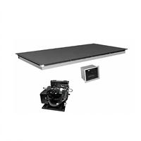 Hatco CSBFR-36-S Built-In Flush Top Remote Refrigerated Cold Shelf, 36 Inch x 24 Inch, Hardcoat Aluminum