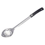 Thumbnail image #1 for Winco Prime BHPN-13 13-Inch Perforated Stainless Steel Basting Spoon with Black Stop-Hook ABS Handle Case of 72