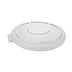 Thumbnail image #1 for BRUTE Flat Heavy Duty Plastic Trash Can Lid for 10-Gallon Container, White