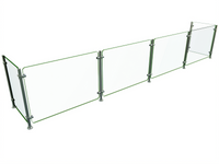 Hatco Flav-R-Shield Full-Service Pass-Over Sneeze Guard, 132-Inch Wide, 4-Bay