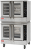 Thumbnail image #1 for Omcan USA 40-Inch Double Deck Natural Gas Commercial Convection Oven with 6 Shelves