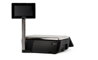 Hobart Weigh/Wrap GTi-7EDC Portion Control Food Scale/Printer with 7-Inch Elevated Customer Display and 13.3-Inch Operator Touchscreen