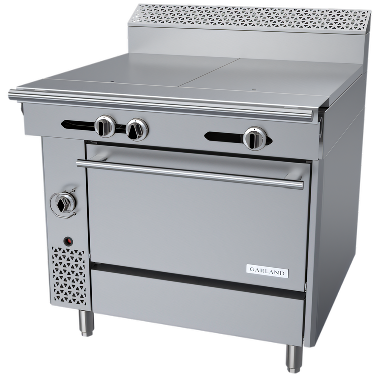 Product image #1 for Garland Cuisine Series 36" Heavy Duty Gas Range with (2) 18" Even-Heat Hot Tops and Standard Oven