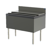 Top Shelf TSF Series Modular Full-Depth Underbar Ice Bin/Cocktail Unit with 10-Circuit Cold Plate, 30-Inch Wide
