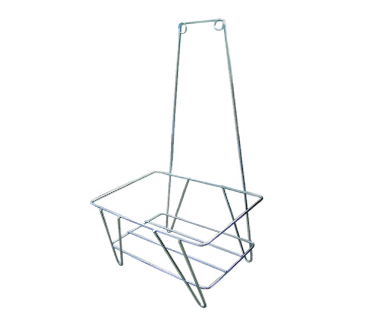 Product image #1 for Freestanding Single-Tier Shopping Hand Basket Stand, 38-Inch High