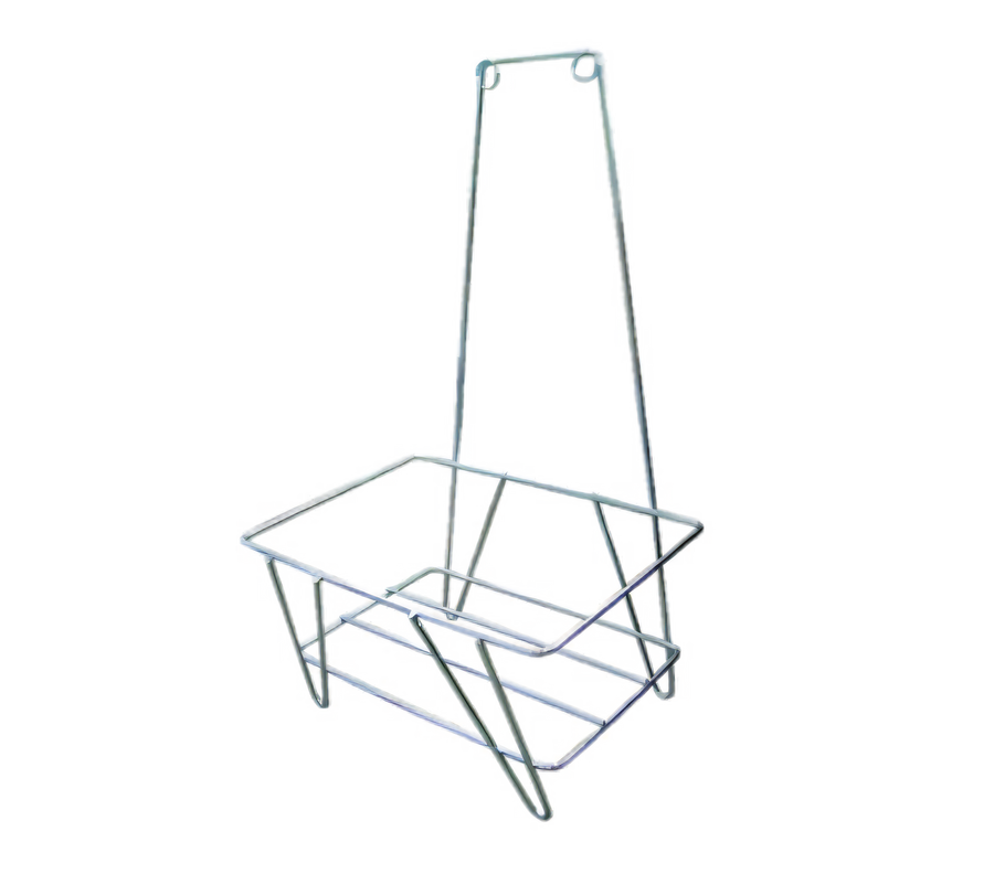 Product image #1 for Freestanding Single-Tier Shopping Hand Basket Stand, 38-Inch High
