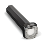 Thumbnail image #1 for Vollrath LS03IBV In-Counter Vertical Lid Dispenser, 23-Inch Tube, Black ABS, Fits 3-1/4 to 3-3/4-Inch Lids