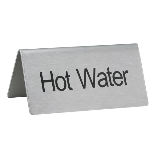Product image #1 for Hot Water Stainless Steel Beverage Table Tent Sign