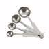 Thumbnail image #1 for Deluxe Stainless Steel Measuring Spoons Set, 4-Piece, 1/4 tsp to 1 Tbsp