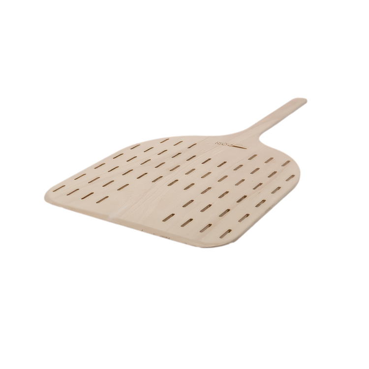 Product image #1 for Omcan ARIA Square Beech Plywood Pizza Peel with Short Handle, 35-1/2 Inch Overall Length