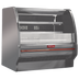 Thumbnail image #1 for Howard-McCray 40E Series 75 Inch Dairy Curved End Remote Open Merchandiser, Stainless Steel, LED Lighting