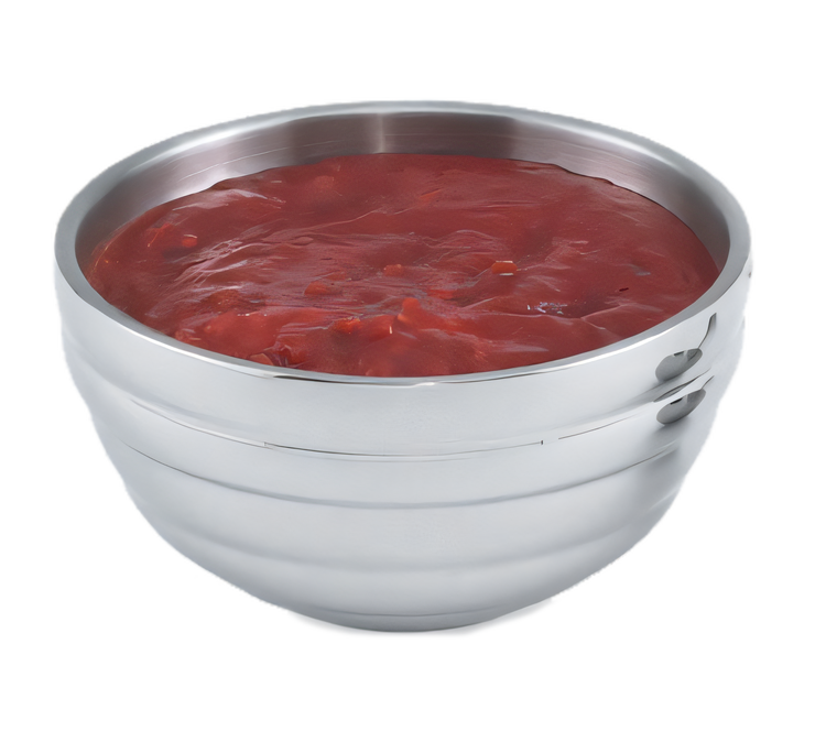 Product image #1 for Vollrath Round Beehive Insulated Double-Wall Stainless Steel Serving Bowl, 0.75 Quart