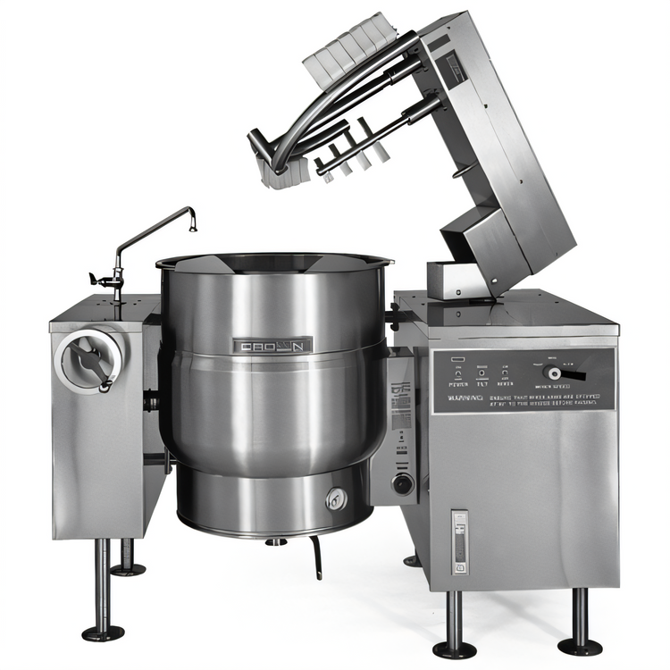 Product image #1 for Crown ELTM-60 60 Gallon Electric Tilting Mixer Kettle with 2/3 Steam Jacket