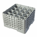 Thumbnail image #2 for Cambro Camrack Full Size 16-Compartment Glass Rack with 5 Soft Gray Extenders