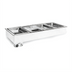 Thumbnail image #1 for Atlas Metal WH-3 3-Pan Drop-In Electric Hot Food Well, Wet Bain-Marie, Single Thermostatic Control