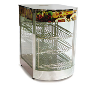 Omcan 3-Tier Self-Service Countertop Hot Food Display Case with Temperature Control, 850W, 110V