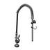 Thumbnail image #1 for Wall-Mounted Spring-Action Gooseneck Pre-Rinse Unit with 44-Inch Stainless Steel Hose and 18-Inch Riser