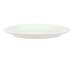Thumbnail image #2 for Crestware Alpine White 13 3/8 x 8 7/8-Inch Oval Wide Rim Rolled Edge Platter