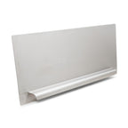 Thumbnail image #1 for John Boos PB-RES-18 Sink Splash Guard for 18" Compartment Sink, 22-1/2"W x 12"H, Left or Right Side, 16/300 Stainless Steel