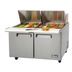 Thumbnail image #1 for Migali Competitor Series Big Top Two-Section Refrigerated Sandwich Prep Table, 24-Pan Capacity, 60.25-Inch Wide