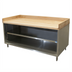 Thumbnail image #1 for BK Resources 72 Inch x 30 Inch Chef Table with Hard Maple Top and Stainless Steel Cabinet Base