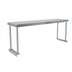 Thumbnail image #1 for BK Resources Single Table-Mount Overshelf, 36 x 12 x 18 Inches, 18-Gauge 430 Stainless Steel