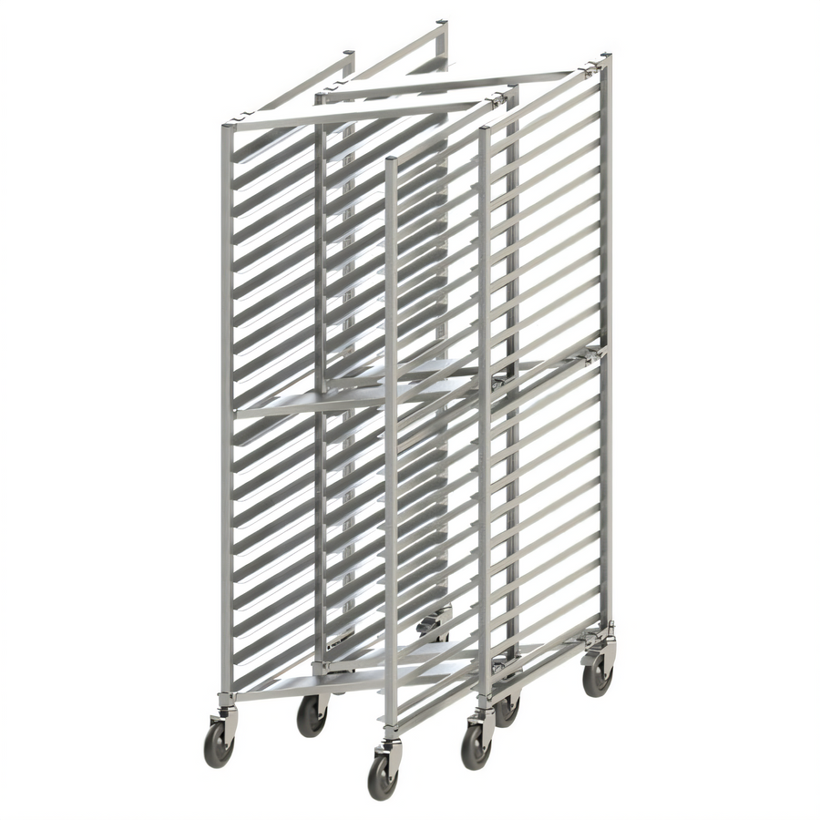Product image #1 for Winco AWZK-20 Nesting Sheet Pan Rack — Holds 20 Full-Size (18 x 26 in) Pans, 650 lb Capacity, Welded Aluminum