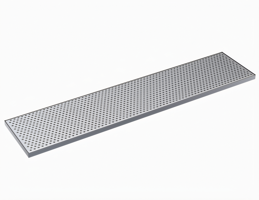 Product image #1 for Krowne 36-Inch x 8-Inch Brushed Stainless Steel Drip Tray