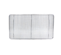 Chrome Plated Footed Wire Pan Grate for Full-Size Steam Pans, 10 x 18 Inches