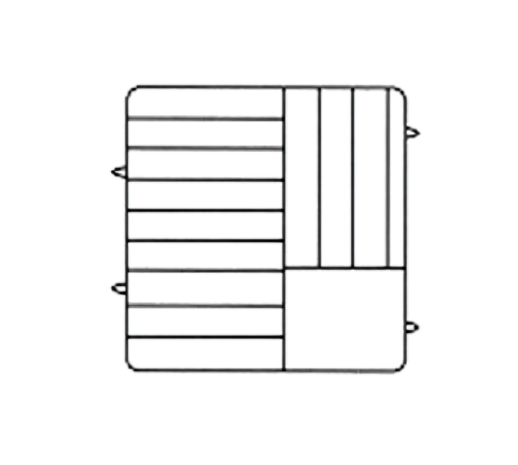 Product image #1 for Vollrath Plate Crate® 12-Plate Stackable Dishwasher Rack for 5-Inch to 7-5/8-Inch Plates