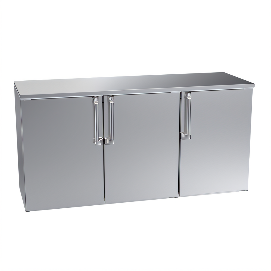 Product image #1 for Krowne BD72 Three-Section Back Bar Dry Storage Cabinet, 72 Inch W x 24 Inch D