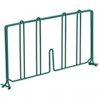 Thumbnail image #1 for Klinger's Trading SDIVIDER24-GREEN Wire Shelf Divider, 24"W x 9-1/2"H, Green Epoxy