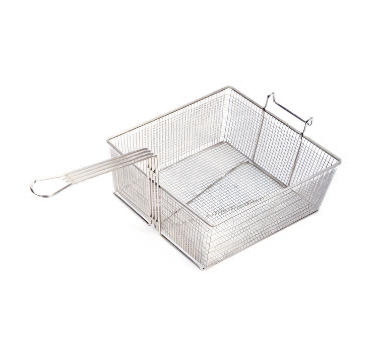 Product image #1 for ANETS Nickel-Plated Steel Full Square Fryer Basket for 14-Inch Fryer