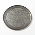 Thumbnail image #1 for American Metalcraft 12-Inch Round Onyx Galvanized Wide Rim Serving Pan/Tray