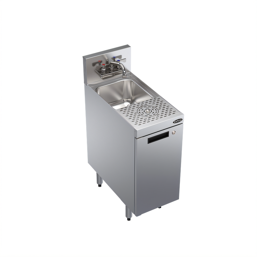 Product image #1 for Krowne Royal Series Underbar Speed Unit with Cabinet Base and Glass Rinser, 12-Inch W x 24-Inch D