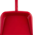 Thumbnail image #1 for CFS Brands Sparta® 361440EC05 Plastic Dustpan, Red, 13.78"L x 10.04"W x 2.17"H Case of 12
