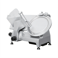 Omcan 8-Inch Electric Manual Feed Belt-Driven Meat Slicer