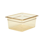 Thumbnail image #1 for Cambro H-Pan™ 26HP150 High-Heat Half-Size 6-Inch Deep Amber Plastic Food Pan Case of 6