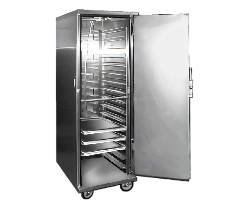 Product image #1 for Full-Height Stainless Steel Insulated Non-Heated Enclosed Transport Cabinet with 16 Removable Slides for 18 x 26 Pans