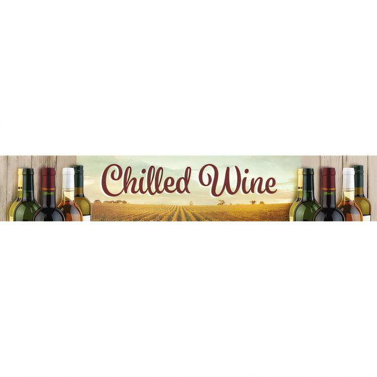 Product image #1 for Beverage-Air Vineyard Chilled Wine Replacement Sign/Menu for MMR/MMRR49 Merchandisers