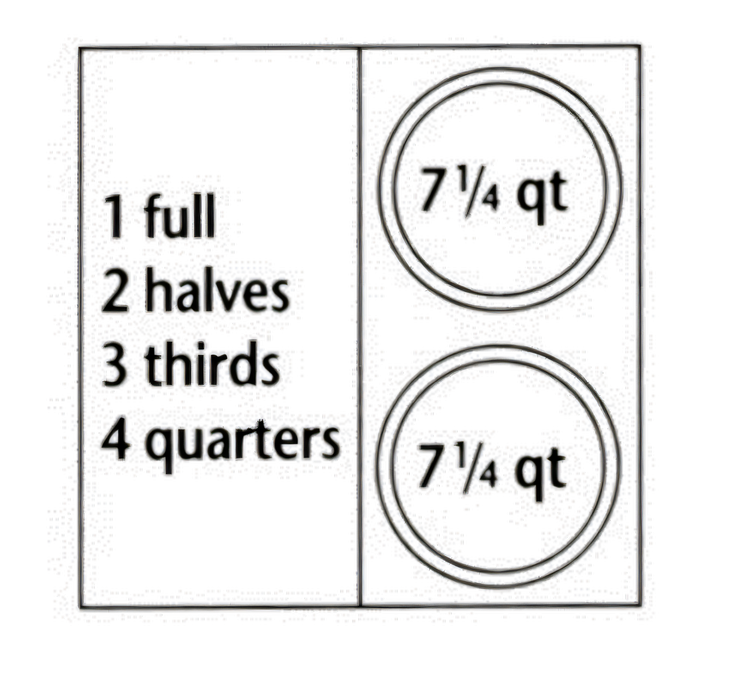 Product image #1 for Nemco Stainless Steel Food Bar Adapter Plate with Two 7-1/4 Qt. Inset Holes and Mixed Pan Cutouts