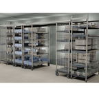 Thumbnail image #1 for Metro TOP-TRACK MXTTE21 End Unit Kit for Two 21-Inch-Wide Stationary Units, Polymer, Includes 8 86-Inch Posts