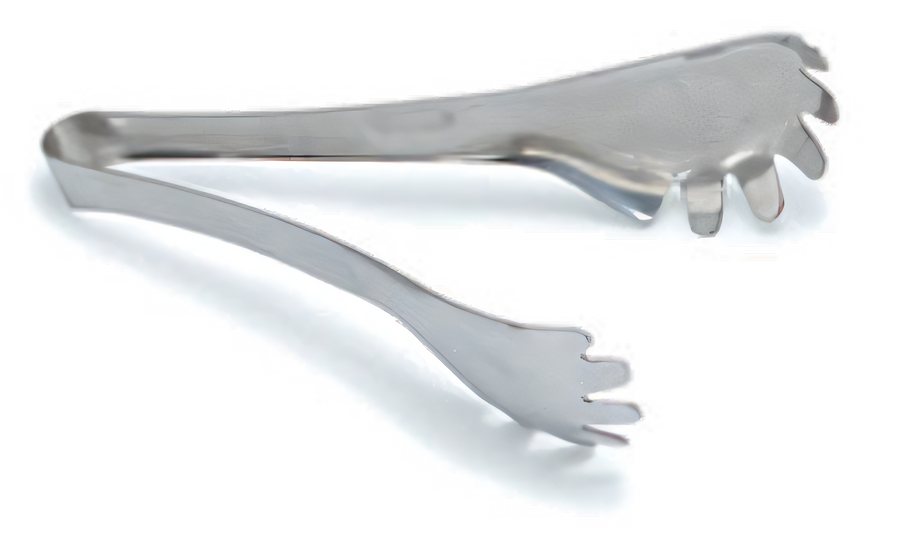 Product image #1 for 8-1/4-Inch One-Piece 18/8 Stainless Steel Buffet Serving Tongs