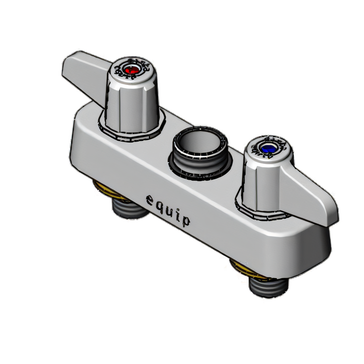 Product image #1 for equip 4-Inch Center Deck Mount Workboard Faucet, Less Nozzle